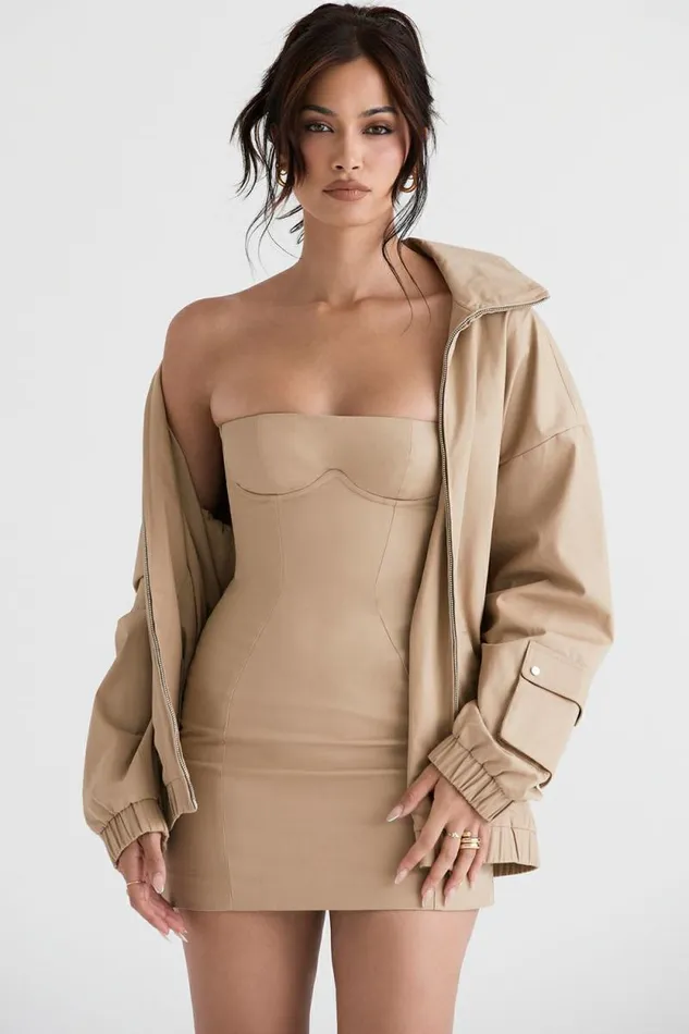 House Of CB Elissa Stone Strapless Mini Dress Women Dresses House Of CB Elissa Stone Strapless Mini Dress Women Dresses