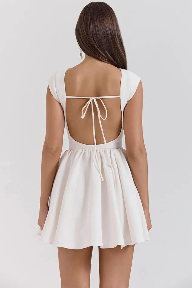 House Of CB Enchant White Open Back Mini Dress Women Dresses House Of CB Enchant White Open Back Mini Dress Women Dresses