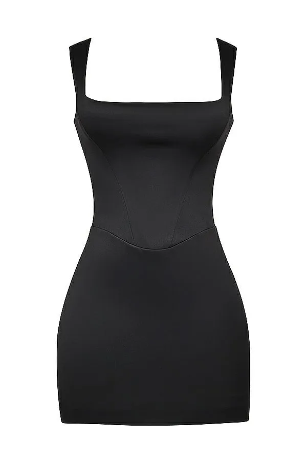 House Of CB Enya Black Corset Mini Dress Women Dresses