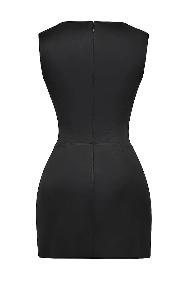 House Of CB Enya Black Corset Mini Dress Women Dresses