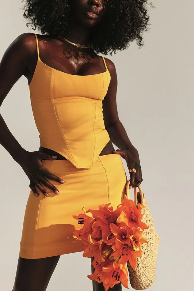 House Of CB Flavia Tangerine Sculpting Corset Women Corsets House Of CB Flavia Tangerine Sculpting Corset Women Corsets