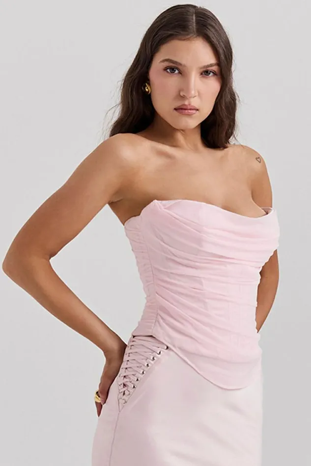 House Of CB Georgie Ballerina Pink Strapless Corset Women Corsets House Of CB Georgie Ballerina Pink Strapless Corset Women Corsets