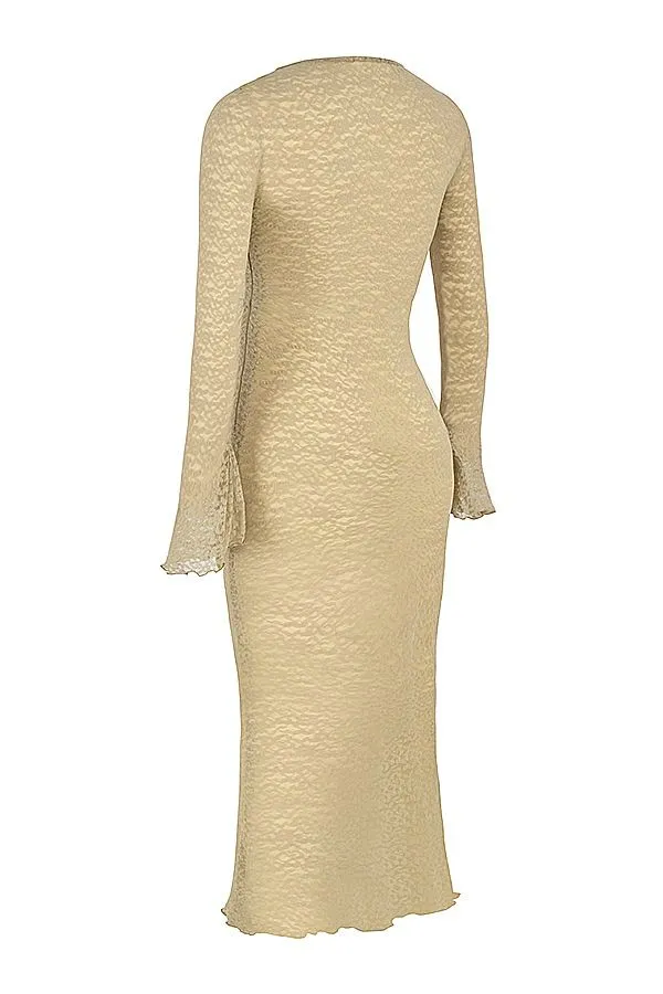 House Of CB Giovanna Stone Floral Lace Maxi Dress Women Dresses House Of CB Giovanna Stone Floral Lace Maxi Dress Women Dresses