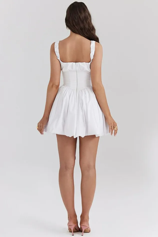 House Of CB Le Puff White Cotton Tulle Mini Dress Women Dresses House Of CB Le Puff White Cotton Tulle Mini Dress Women Dresses