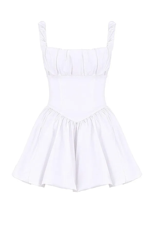 House Of CB Le Puff White Cotton Tulle Mini Dress Women Dresses House Of CB Le Puff White Cotton Tulle Mini Dress Women Dresses
