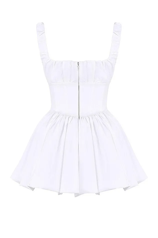 House Of CB Le Puff White Cotton Tulle Mini Dress Women Dresses House Of CB Le Puff White Cotton Tulle Mini Dress Women Dresses
