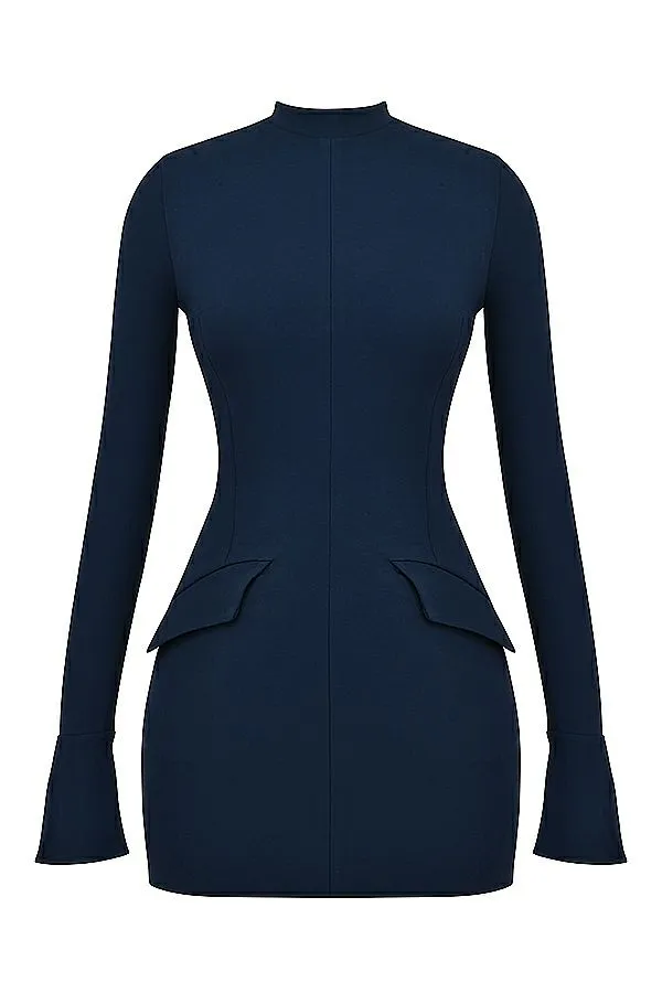 House Of CB Mahalia Navy Mini Dress Women Dresses