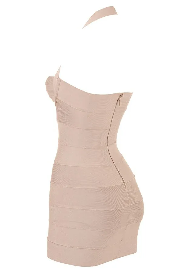 House Of CB Maliha Latte Bandage Mini Dress Women Dresses House Of CB Maliha Latte Bandage Mini Dress Women Dresses