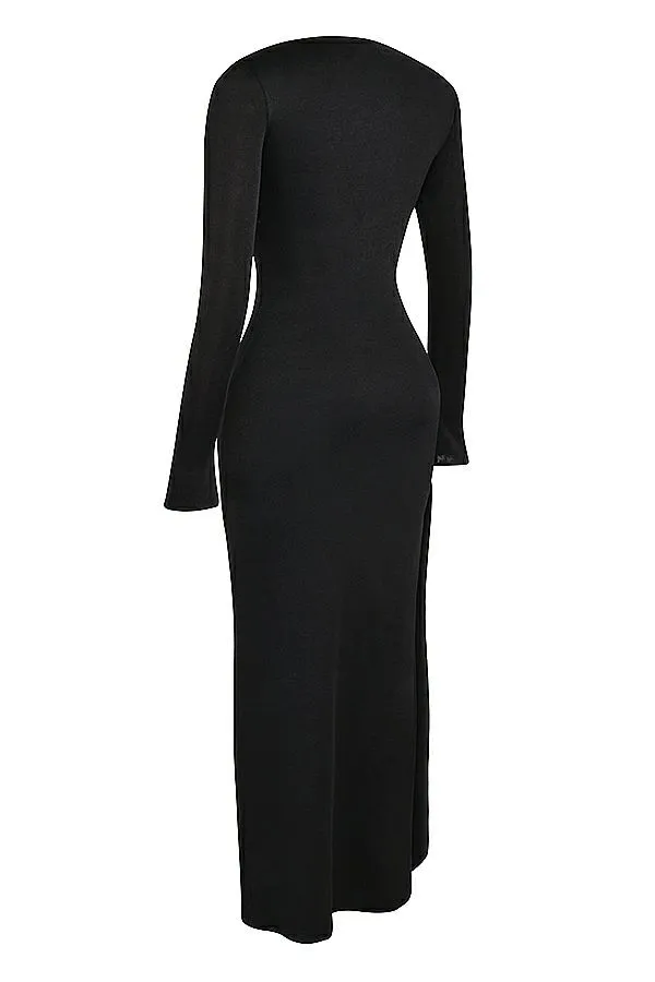 House Of CB Marella Black Cutout Maxi Dress Women Dresses