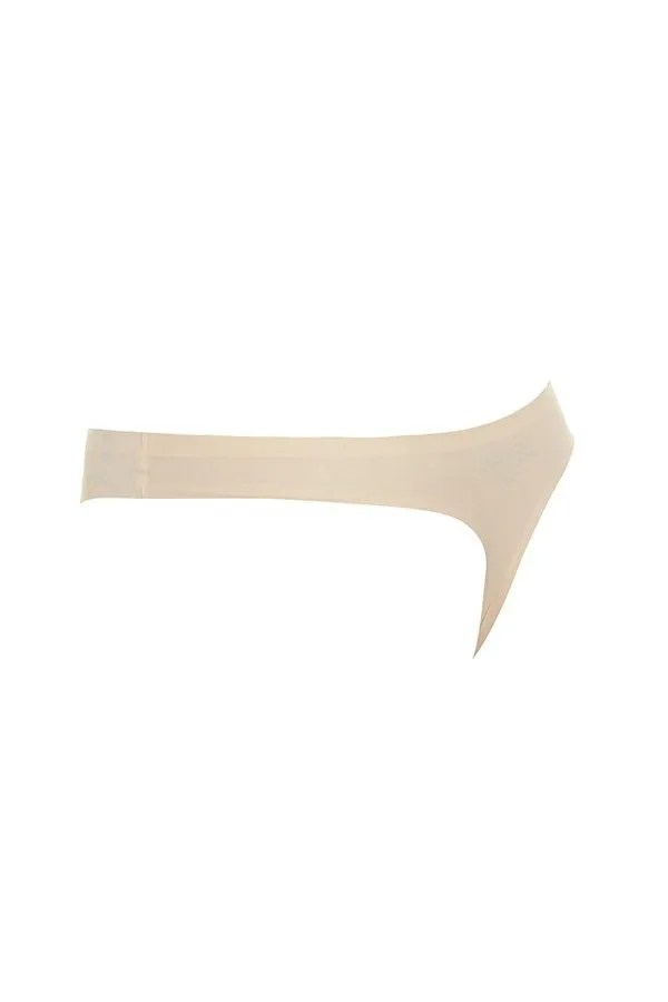 House Of CB Micromodal Beige Seamless Thong Women Shapewear