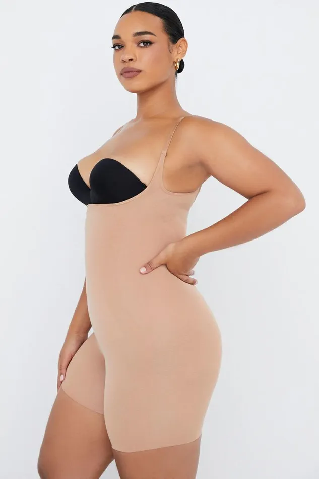 House Of CB MID THIGH SCULPTING BODYSUIT CAFE AU LAIT Women Shapewear House Of CB MID THIGH SCULPTING BODYSUIT CAFE AU LAIT Women Shapewear