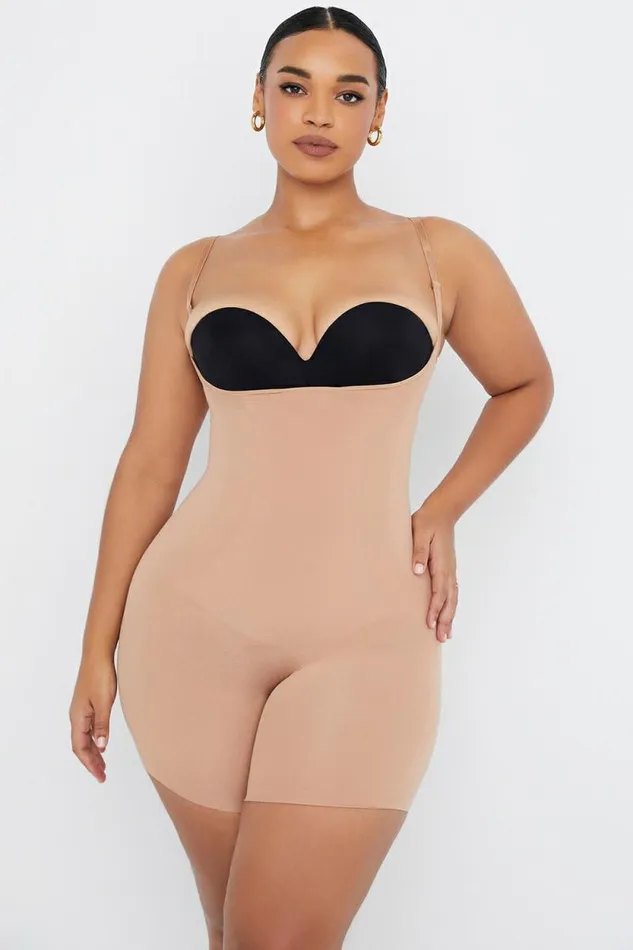 House Of CB MID THIGH SCULPTING BODYSUIT CAFE AU LAIT Women Shapewear House Of CB MID THIGH SCULPTING BODYSUIT CAFE AU LAIT Women Shapewear