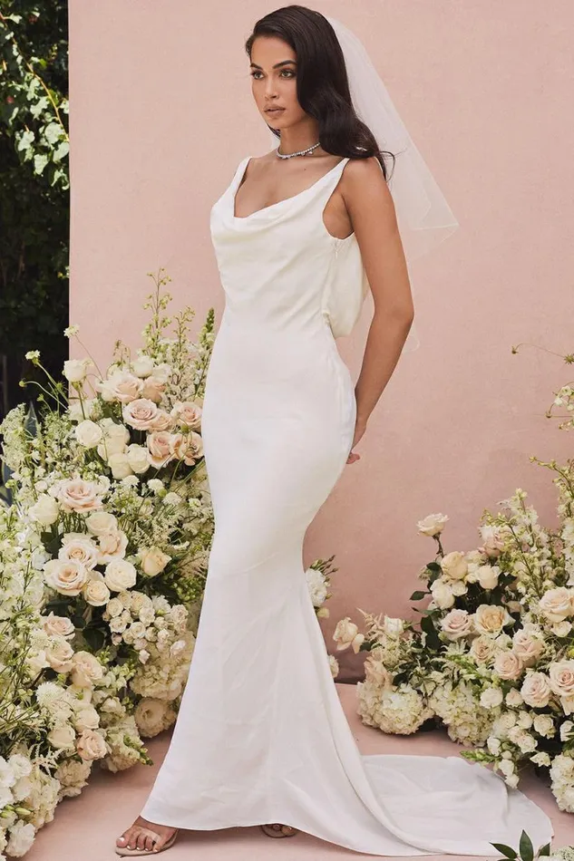 House Of CB Odette Ivory Draped Back Bridal Gown 8211 Limited Edition Women Shop Bridal House Of CB Odette Ivory Draped Back Bridal Gown 8211 Limited Edition Women Shop Bridal