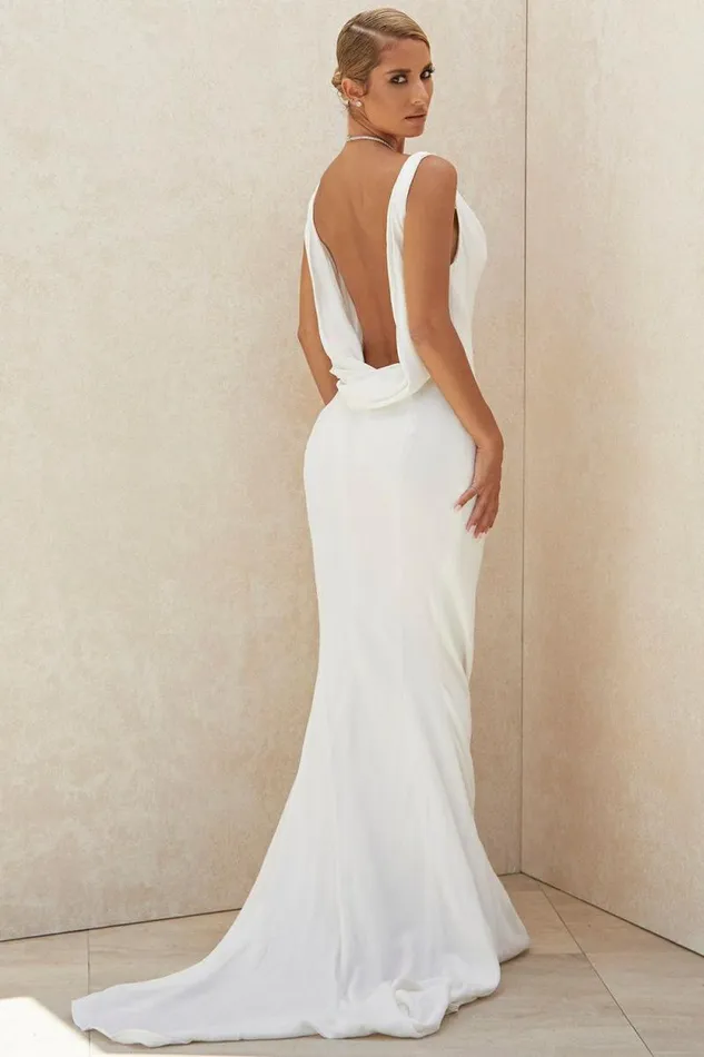 House Of CB Odette Ivory Draped Back Bridal Gown 8211 Limited Edition Women Shop Bridal House Of CB Odette Ivory Draped Back Bridal Gown 8211 Limited Edition Women Shop Bridal