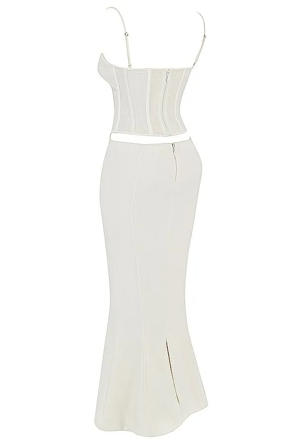 House Of CB Paloma Ivory Corset Maxi Dress Women Dresses House Of CB Paloma Ivory Corset Maxi Dress Women Dresses