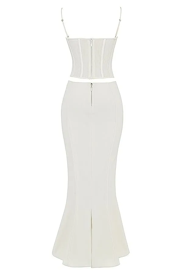 House Of CB Paloma Ivory Corset Maxi Dress Women Dresses House Of CB Paloma Ivory Corset Maxi Dress Women Dresses