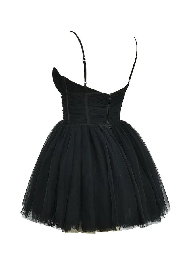 House Of CB Princess Black Tulle Mini Dress Women Dresses House Of CB Princess Black Tulle Mini Dress Women Dresses