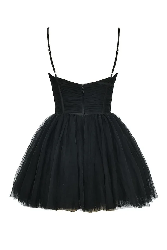 House Of CB Princess Black Tulle Mini Dress Women Dresses House Of CB Princess Black Tulle Mini Dress Women Dresses