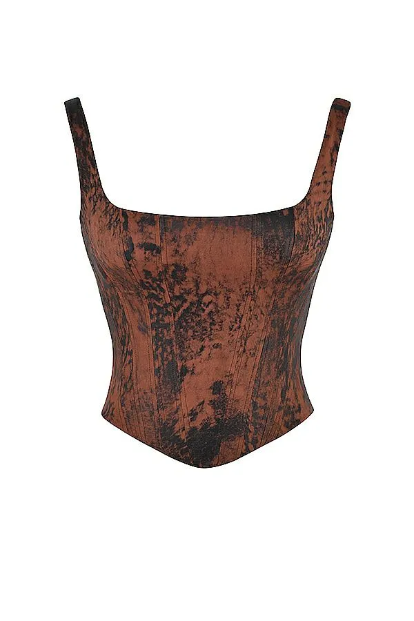 House Of CB Rafa Antique Copper Satin Longline Corset Women Corsets House Of CB Rafa Antique Copper Satin Longline Corset Women Corsets
