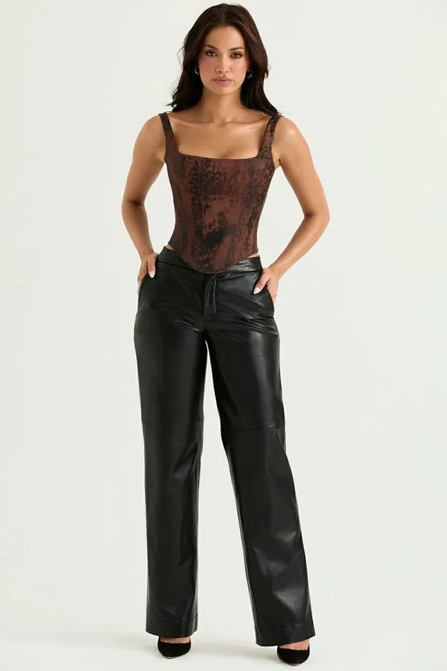 House Of CB Rafa Antique Copper Satin Longline Corset Women Corsets House Of CB Rafa Antique Copper Satin Longline Corset Women Corsets