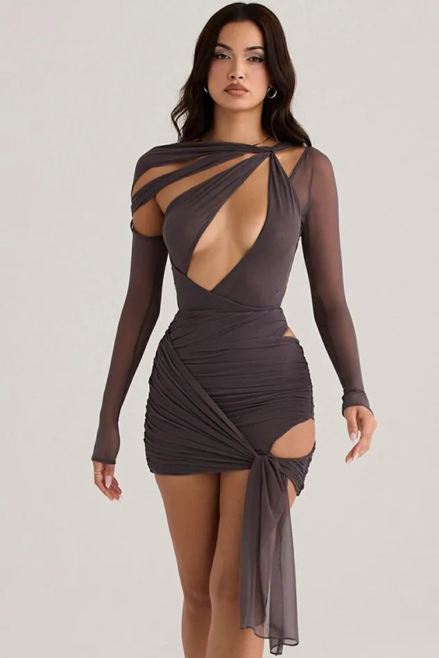 House Of CB Rokael Shadow Layered Mini Skirt Women Bottoms House Of CB Rokael Shadow Layered Mini Skirt Women Bottoms