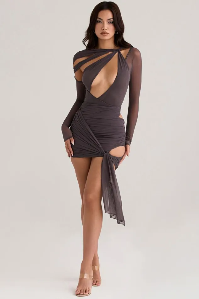 House Of CB Rokael Shadow Layered Mini Skirt Women Bottoms House Of CB Rokael Shadow Layered Mini Skirt Women Bottoms