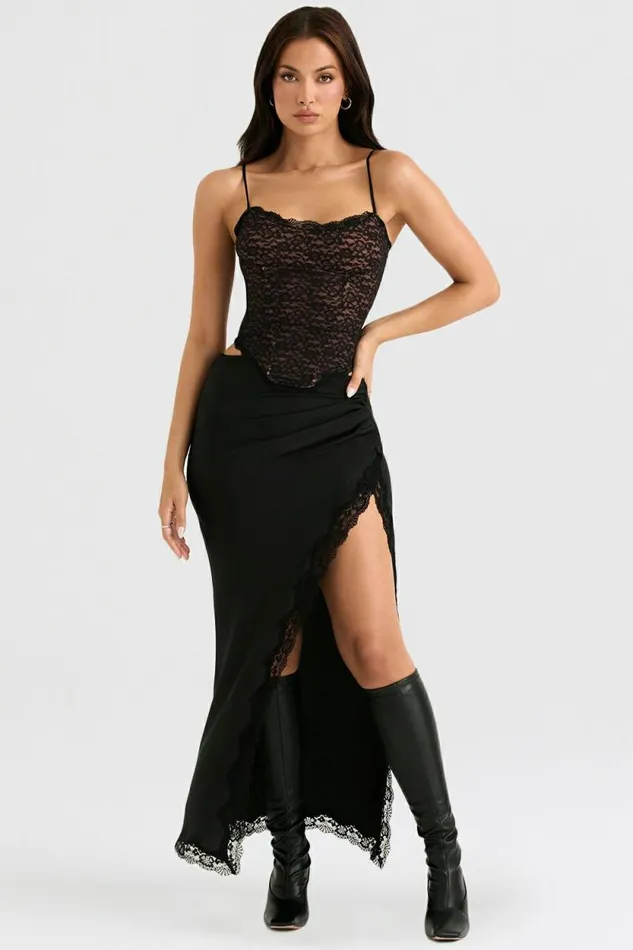 House Of CB Romina Black Lace Corset Women Corsets House Of CB Romina Black Lace Corset Women Corsets