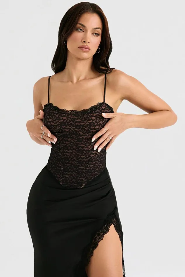 House Of CB Romina Black Lace Corset Women Corsets House Of CB Romina Black Lace Corset Women Corsets