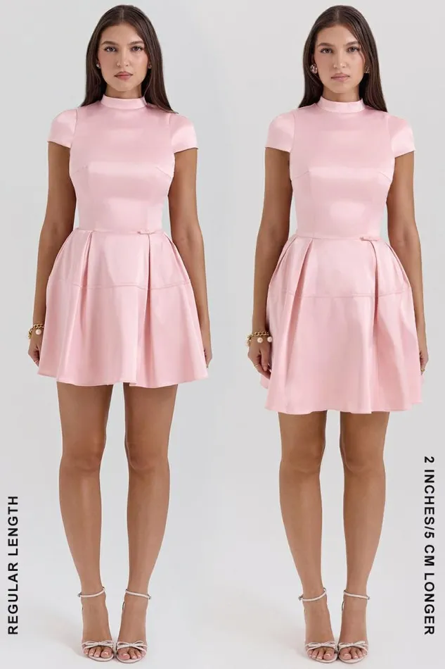 House Of CB Saida Parisian Pink Backless Mini Dress Women Dresses House Of CB Saida Parisian Pink Backless Mini Dress Women Dresses