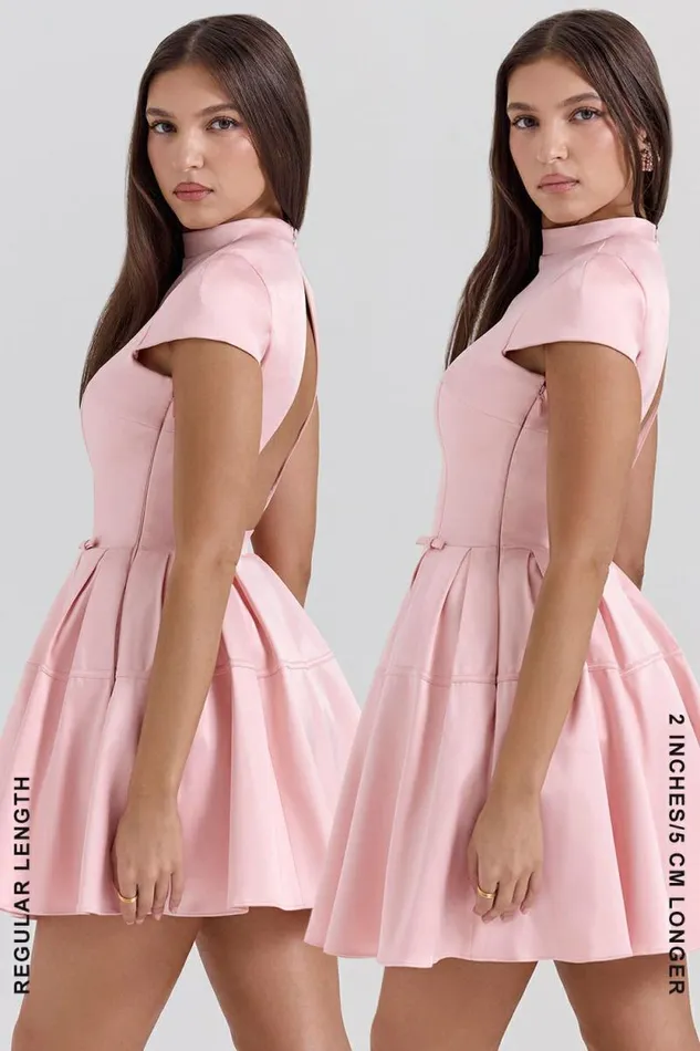 House Of CB Saida Parisian Pink Backless Mini Dress Women Dresses House Of CB Saida Parisian Pink Backless Mini Dress Women Dresses