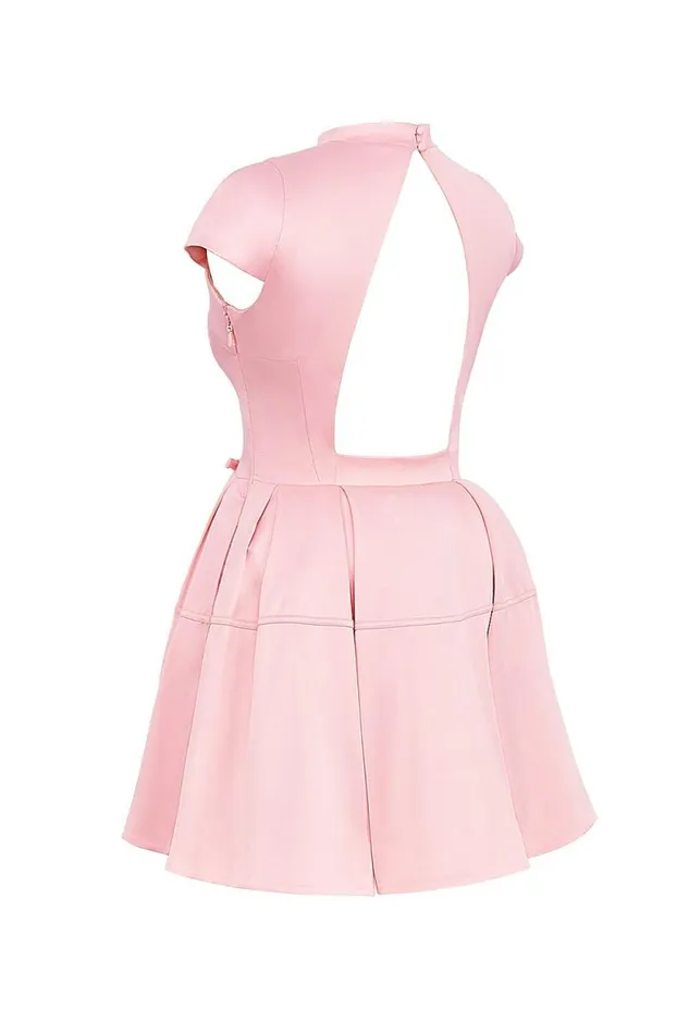 House Of CB Saida Parisian Pink Backless Mini Dress Women Dresses House Of CB Saida Parisian Pink Backless Mini Dress Women Dresses