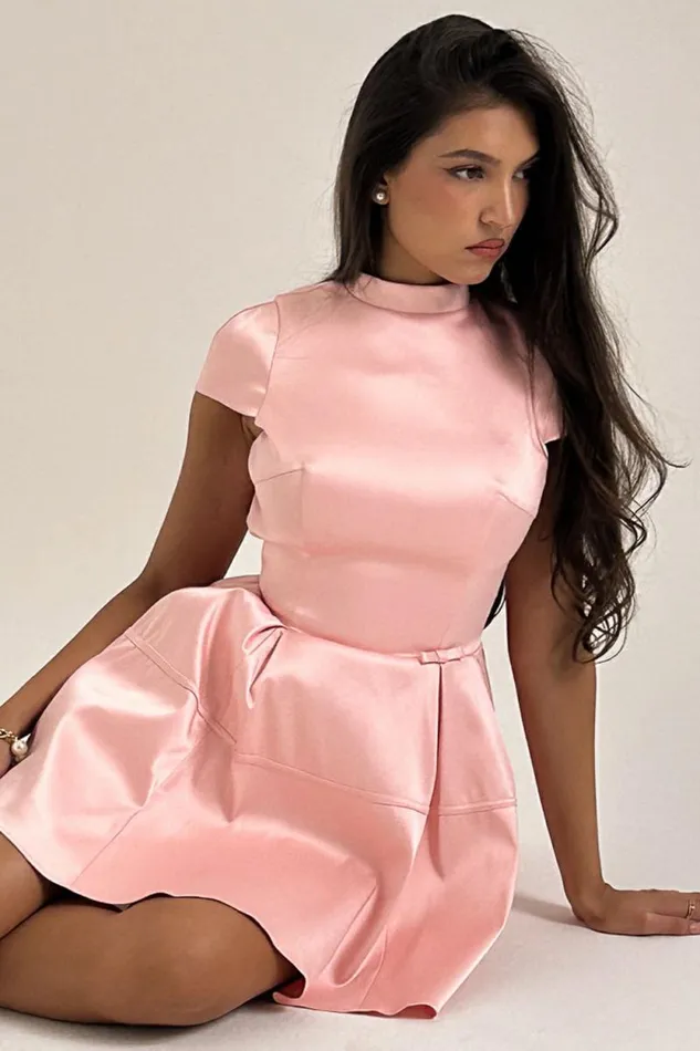 House Of CB Saida Parisian Pink Backless Mini Dress Women Dresses House Of CB Saida Parisian Pink Backless Mini Dress Women Dresses