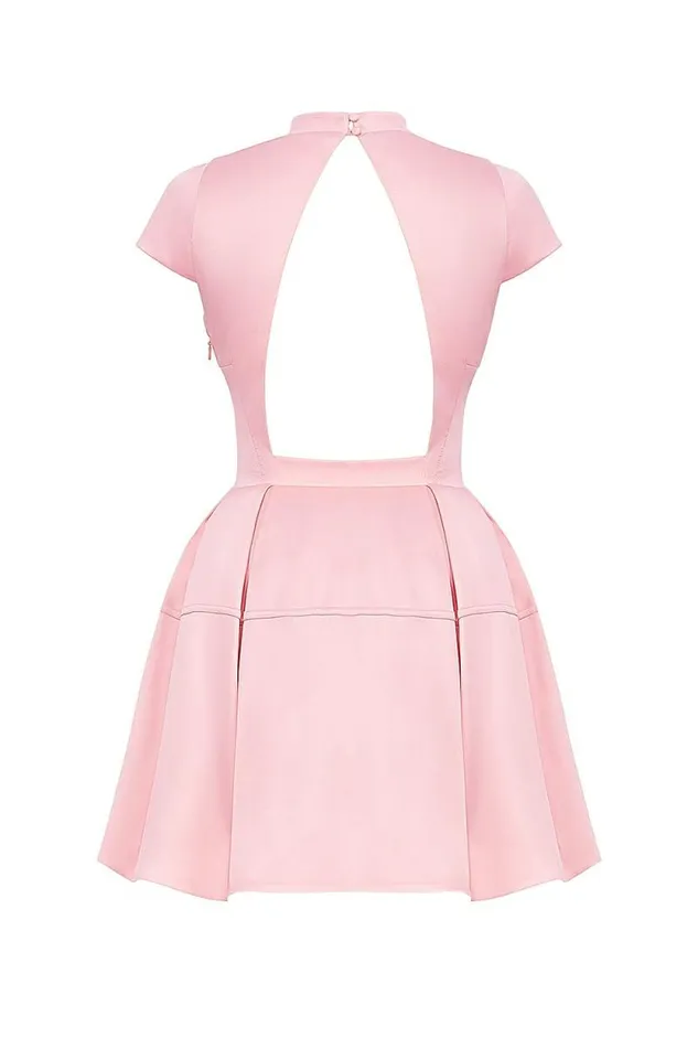House Of CB Saida Parisian Pink Backless Mini Dress Women Dresses House Of CB Saida Parisian Pink Backless Mini Dress Women Dresses