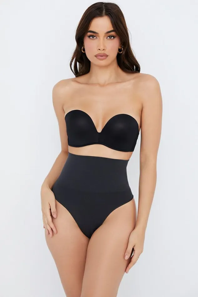 House Of CB SCULPTING HIGH WAIST THONG INK Women Shapewear