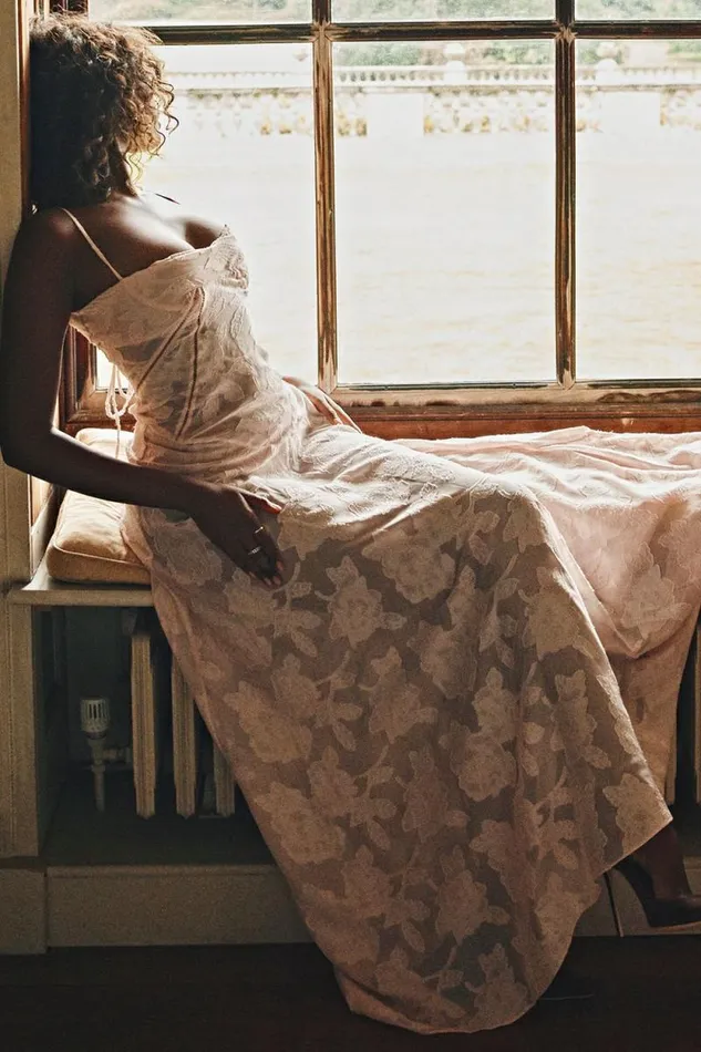House Of CB Seren Soft Pink Floral Lace Back Maxi Dress Women Dresses House Of CB Seren Soft Pink Floral Lace Back Maxi Dress Women Dresses