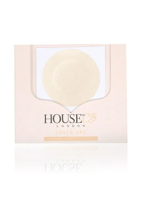 House Of CB SET OF 4 BEIGE ROUND SHAPE NIPPLE COVERS Women Shapewear