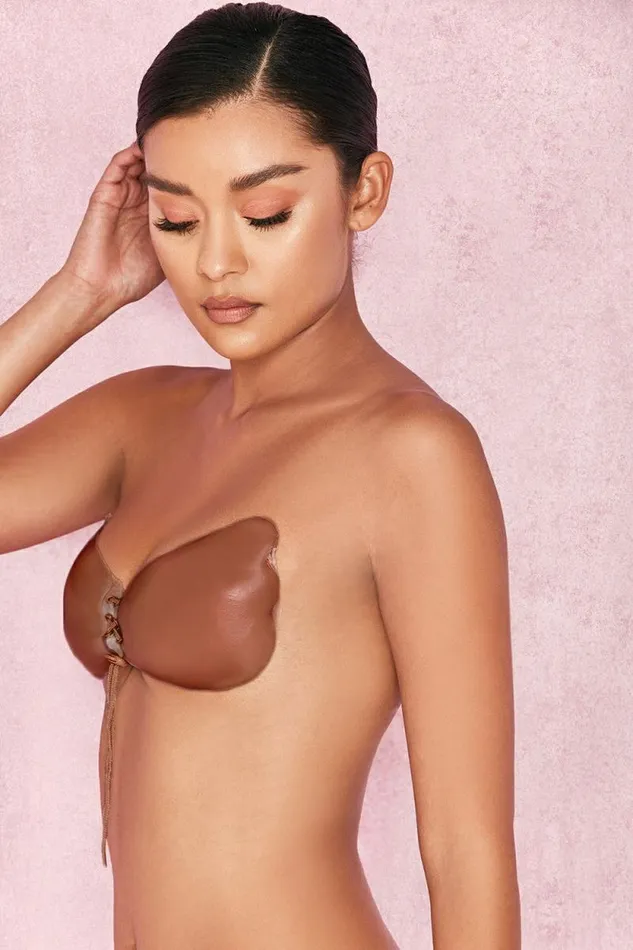 House Of CB SILICON PUSH UP INVISIBLE BRA 8211 CARAMEL Women Shapewear House Of CB SILICON PUSH UP INVISIBLE BRA 8211 CARAMEL Women Shapewear