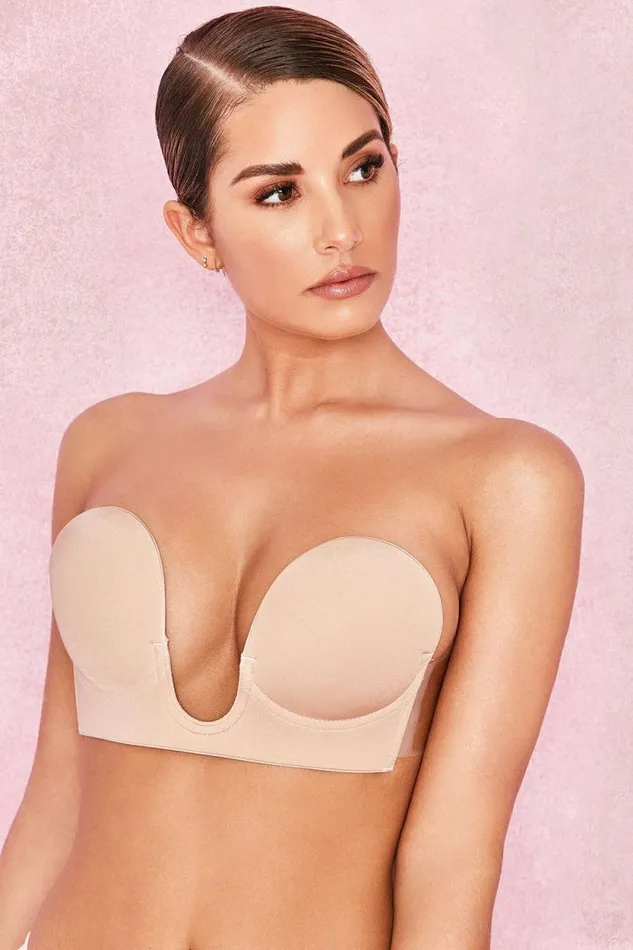 House Of CB U PLUNGE SELF ADHESIVE BRA 8211 BEIGE Women Shapewear