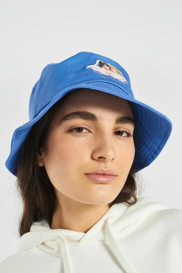 Icon Angels Bucket Hat Blue Blue Accessories Fiorucci Icon Angels Bucket Hat Blue Blue Accessories Fiorucci