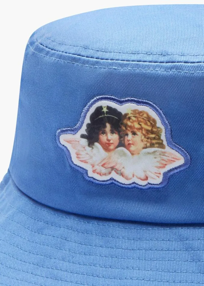Icon Angels Bucket Hat Blue Blue Accessories Fiorucci Icon Angels Bucket Hat Blue Blue Accessories Fiorucci