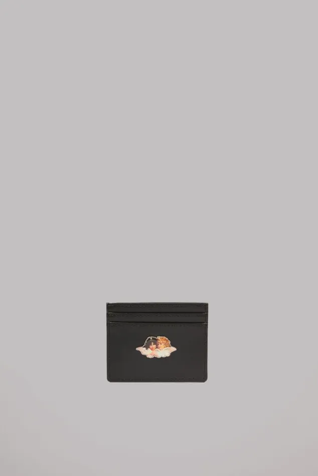 Icon Angels Plaque Cardholder Black Black Accessories Fiorucci