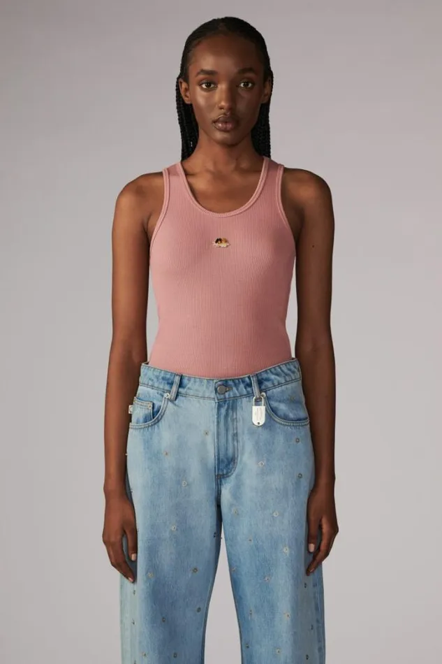 Icon Angels Plaque Vest Pink Pink Women Fiorucci Icon Angels Plaque Vest Pink Pink Women Fiorucci