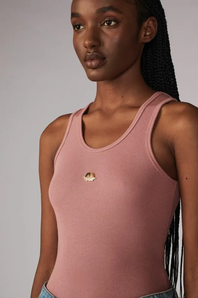 Icon Angels Plaque Vest Pink Pink Women Fiorucci Icon Angels Plaque Vest Pink Pink Women Fiorucci