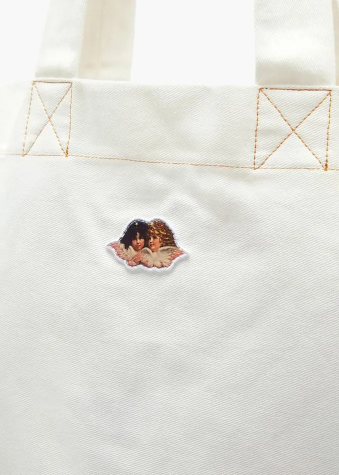 Icon Angels Tote Bag White White Accessories Fiorucci Icon Angels Tote Bag White White Accessories Fiorucci