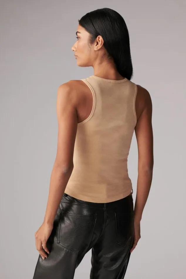 Icon Angels Vintage Wash Vest Beige Beige Women Fiorucci Icon Angels Vintage Wash Vest Beige Beige Women Fiorucci
