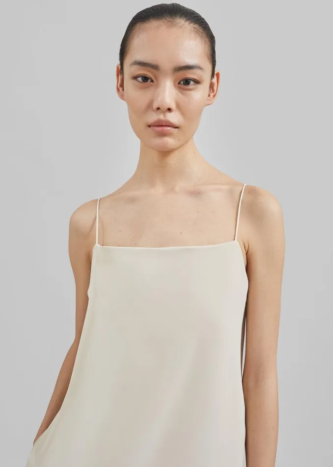Imre Tank Top 8211 Beige Women The Frankie Shop Clothing