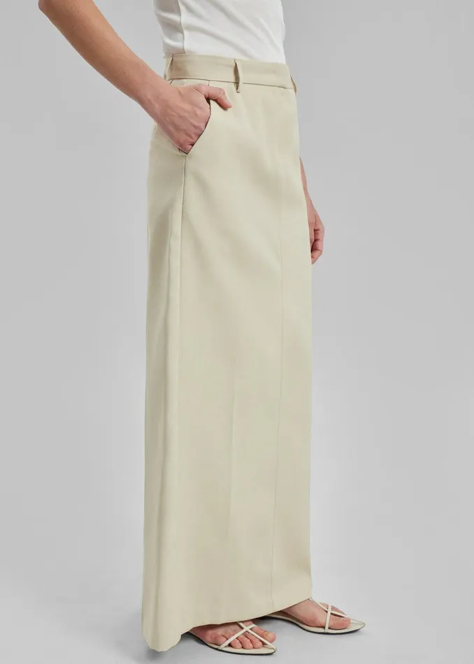 Indio Maxi Skirt 8211 Beige Women The Frankie Shop Bottoms