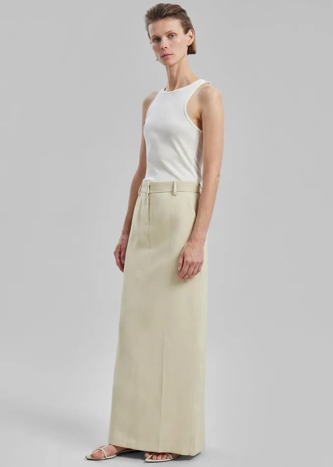 Indio Maxi Skirt 8211 Beige Women The Frankie Shop Bottoms