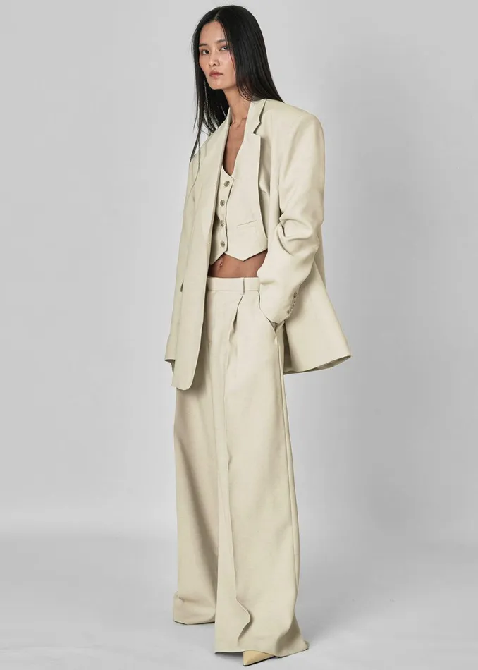 Indio Pants 8211 Beige Women The Frankie Shop Clothing