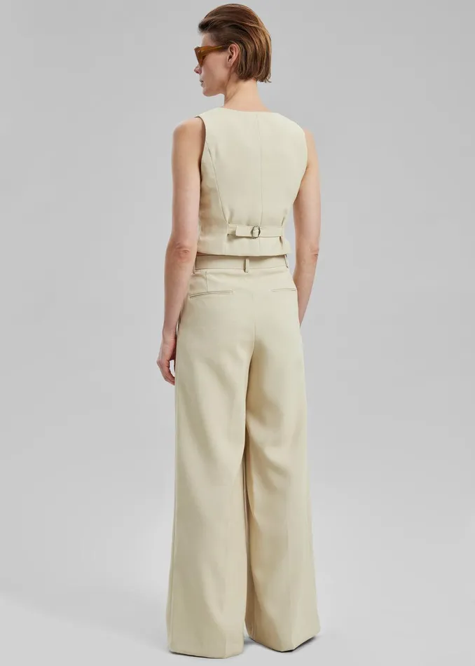 Indio Pants 8211 Beige Women The Frankie Shop Clothing